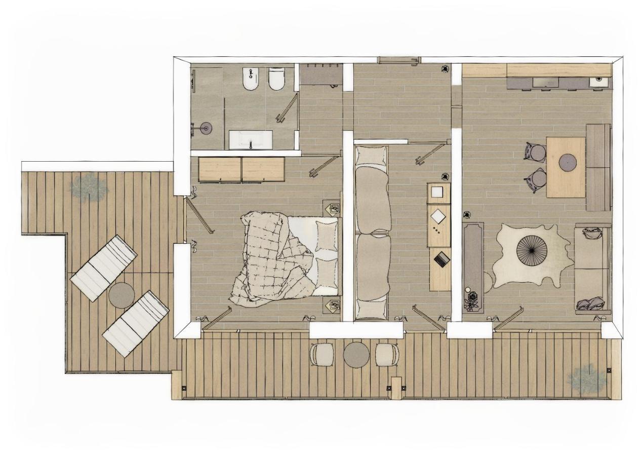 Alpenspitz Appartements - Garni - B&B Racines Ngoại thất bức ảnh
